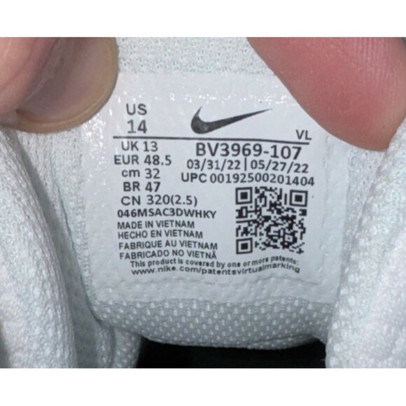 Nike Force Savage Pro 2 Mens Football Cleats Size 14 White Green BV3969-107 - Picture 8 of 8